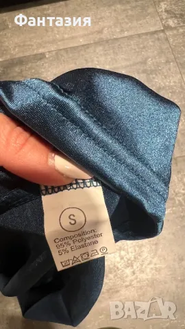 Синя рокля официална и елегантна, снимка 8 - Рокли - 49583512