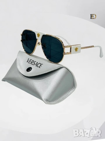 очила с калъф, кутия и ув защита louis vuitton versace , снимка 13 - Слънчеви и диоптрични очила - 51393808