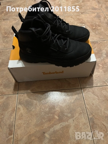 Timberland Черни мъжки обувки Набук. , снимка 5 - Ежедневни обувки - 52654411