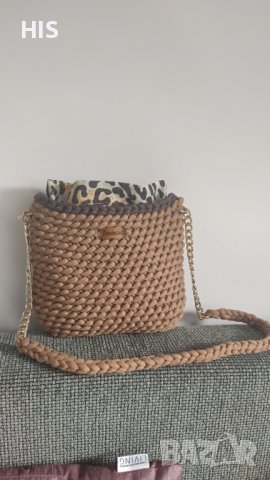 Плетени дамски чанти, ръчно направени, различни цветове и модели , снимка 5 - Чанти - 38315600