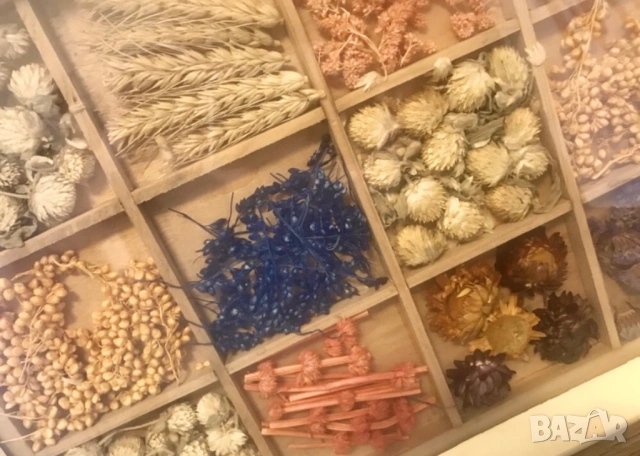 Керамика, табла с цветя и билки, свещници, снимка 4 - Декорация за дома - 53069440