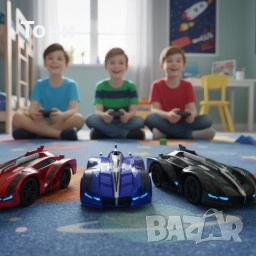 Антигравитационна каскадьорска кола – кара по стени, таван и под Stunt Car 360°