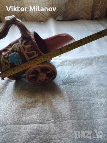 Керамична поставка за бутилка, снимка 5 - Статуетки - 41876237