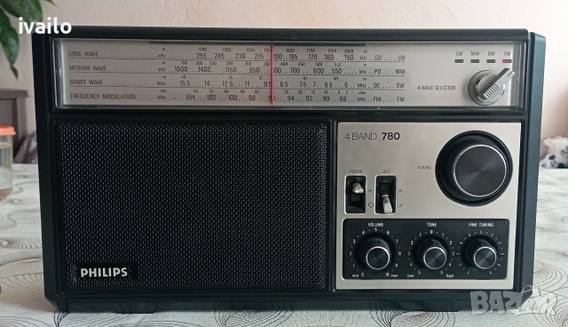 PHILIPS-780 Радио Като Ново! 1978г.