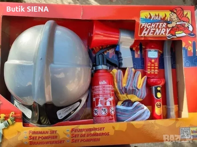 Голям детски пожарникарски комплект , снимка 4 - Образователни игри - 48007434