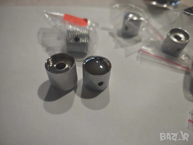 Chrome метални врътки(knobs) за китари и бас
