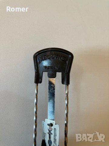  Sharpex стар уред за заточване на бръснарски ножчета, снимка 6 - Антикварни и старинни предмети - 41823080