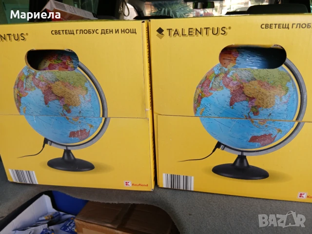 Глобус ден и нощ  / Светещ глобус Talentus 2в1 Ø 25 см x 35,5 см 452453, снимка 6 - Ученически пособия, канцеларски материали - 51171029