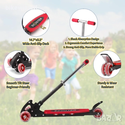 Детска тротинетка за възраст 3-5 години НОВА, снимка 3 - Детски велосипеди, триколки и коли - 51695863