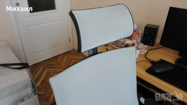 Офис стол Performance Grey/Blue, снимка 2 - Столове - 53838160