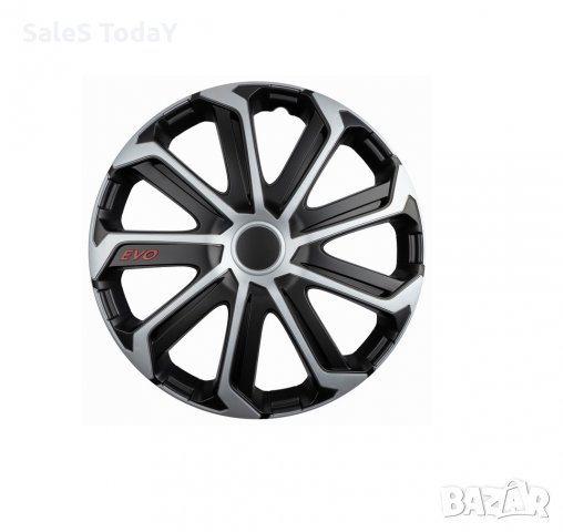 Тасове за джанти, 15", EVO, черен/ сив, снимка 2 - Аксесоари и консумативи - 34573368