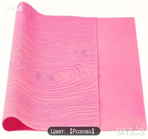 Гигантска подложка кора дърво релефна силиконов молд форма декорация торта фондан шоколад и др., снимка 3 - Други - 20497205