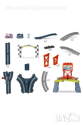 Комплект писта-състезание за купа Содор,Thomas & Friends, снимка 7 - Коли, камиони, мотори, писти - 51419820