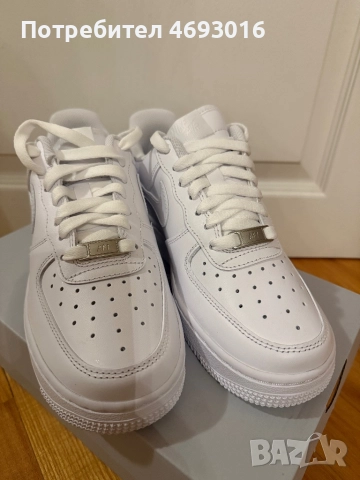 Бели маратонки Air Force 1, снимка 6 - Маратонки - 52906459