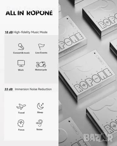 Двуфункционални тапи за уши, снимка 5 - Други - 49638628