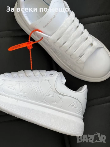 Alexander McQueen Дамски Бели Маратонки👟Дамски Спортни Обувки Александър Макуин Код E712, снимка 3 - Маратонки - 51223725