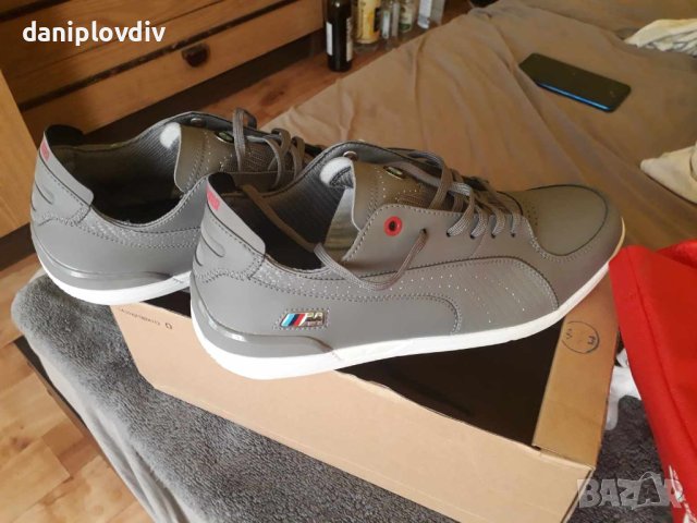 PUMA BMW нови мъжки маратонки от естествена кожа, снимка 1 - Маратонки - 41982730