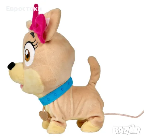 Играчка плюшено кученце CHI CHI LOVE Simba, ходещо куче с кабелно управление, снимка 4 - Плюшени играчки - 47566602