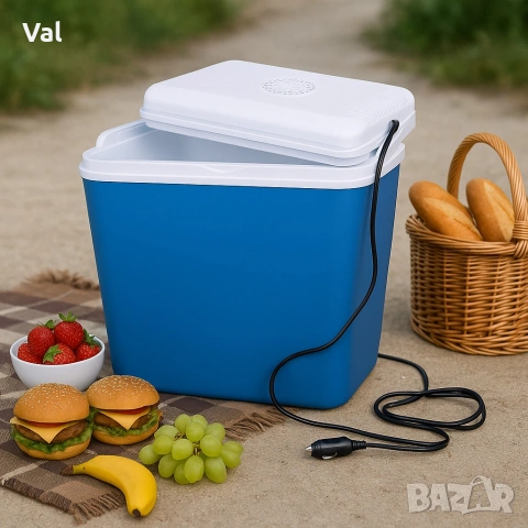 Хладилна кутия Atlantic 10L 12V, активна, синя