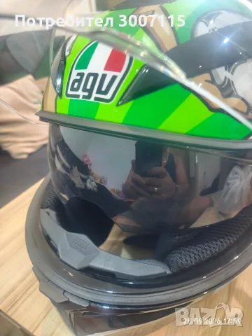 Мото каска AGV K3 sv Rossi Mugello, снимка 5 - Спортна екипировка - 56259906