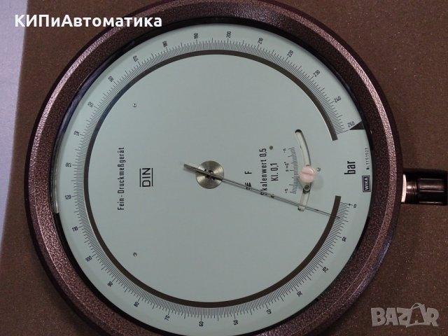 образцов манометър WIKA 341.11.250 250 Bar, снимка 6 - Резервни части за машини - 34514321