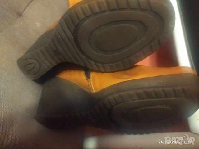 Дамски ботуши от естествена кожа , снимка 3 - Дамски ботуши - 38808106