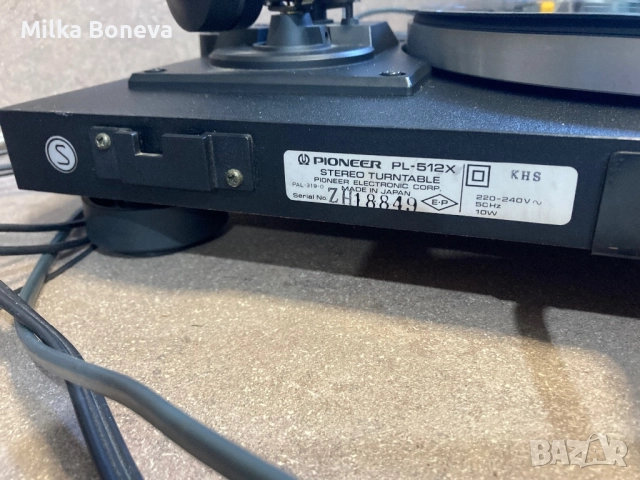 Pioneer PL-512X, снимка 6 - Грамофони - 52647095