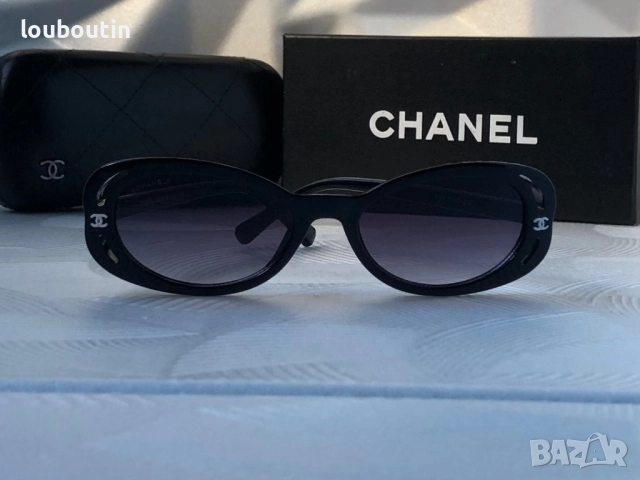 Дамски слънчеви очила елипса овални черно, снимка 5 - Слънчеви и диоптрични очила - 51703843