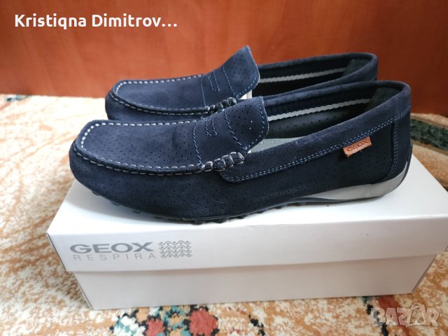 GEOX SS16 Navy Blue, Мъжки Мокасини, снимка 7 - Спортно елегантни обувки - 44274938