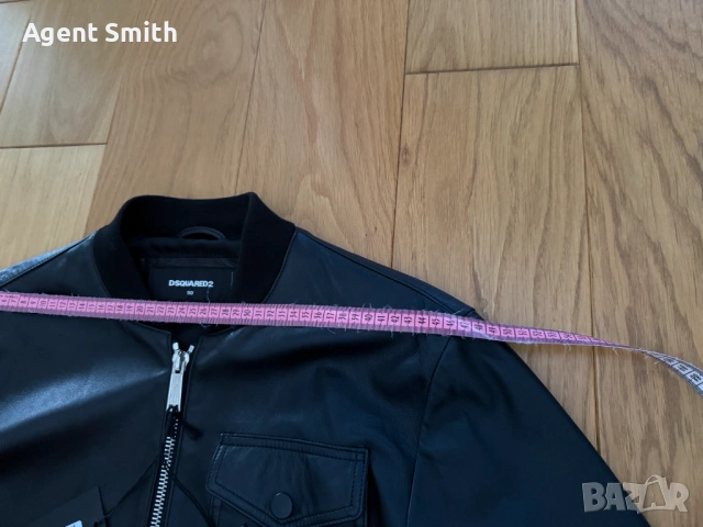 Кожено яке Dsquared2, снимка 6 - Якета - 53857340