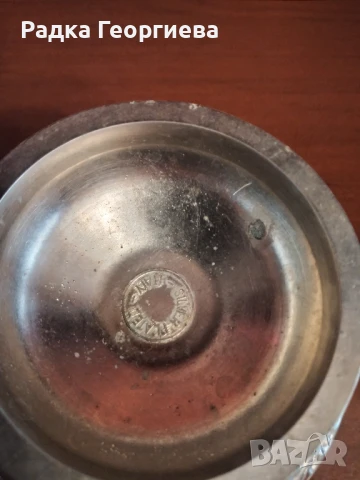 Посребрена италианска купа , снимка 3 - Антикварни и старинни предмети - 51085001