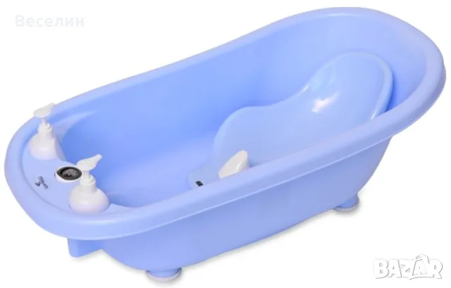 Вана за бебе със стойка Lorelli - 88 cm, синя, снимка 2 - За банята - 56395506