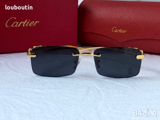 Cartier висок клас слънчеви очила Мъжки Дамски слънчеви 4 цвята, снимка 8 - Слънчеви и диоптрични очила - 41937840