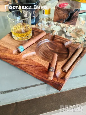 Пепелник за пури, снимка 3 - Табакери - 50203433