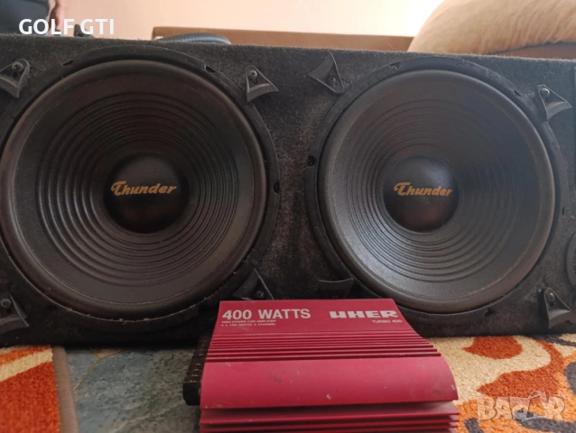 Бас 2х12инча + усилвател, снимка 2 - Тонколони - 53678319