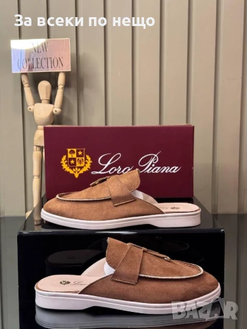 Loro Piana Дамски Затворени Чехли Лоро Пиана - Налични Различни Цветове Код E679, снимка 13 - Чехли - 51112246