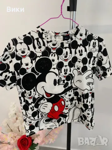 Тениска  на Zara ръст 164, подходяща XS-S, снимка 7 - Тениски - 49507595