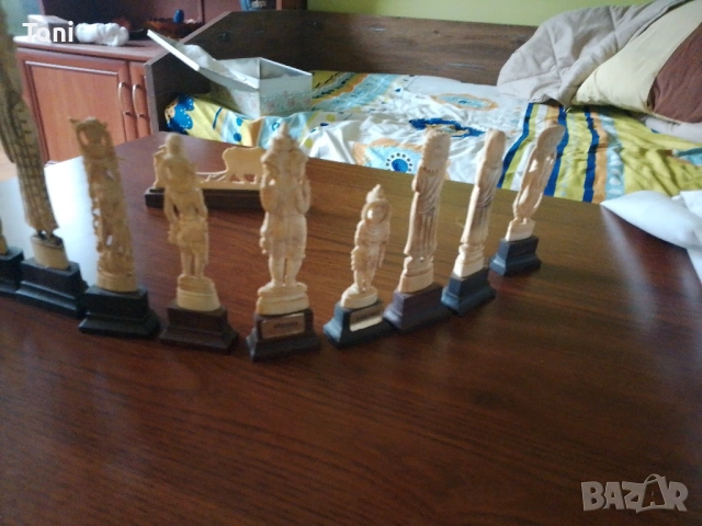 Колекция от слонова кост индийски богове и една друга фигура бартер, снимка 6 - Колекции - 53269696