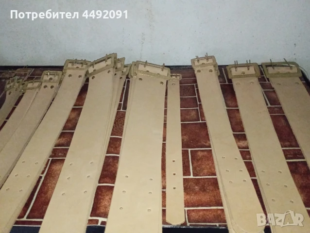 каишки за чанове Звънци естествена кожа месенгови катарами , снимка 3 - Антикварни и старинни предмети - 50560733