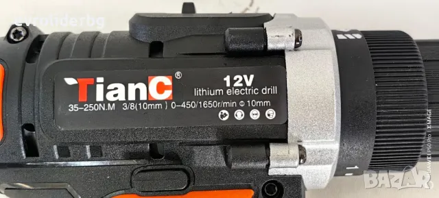 ТОТАЛНА ЛИКВИДАЦИЯ!!! АКУМУЛАТОРЕН ВИНТОВЕРТ/БОРМАШИНА 12V С ДВЕ БАТЕРИИ., снимка 7 - Винтоверти - 49928823