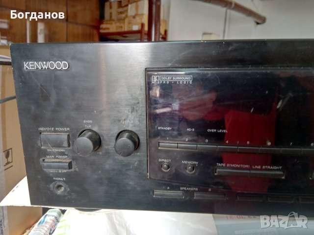 KENWOOD KR-V990D AUDIO/VIDEO SURROUND RECEIVER за Ремонт или Части, снимка 3 - Ресийвъри, усилватели, смесителни пултове - 44396636