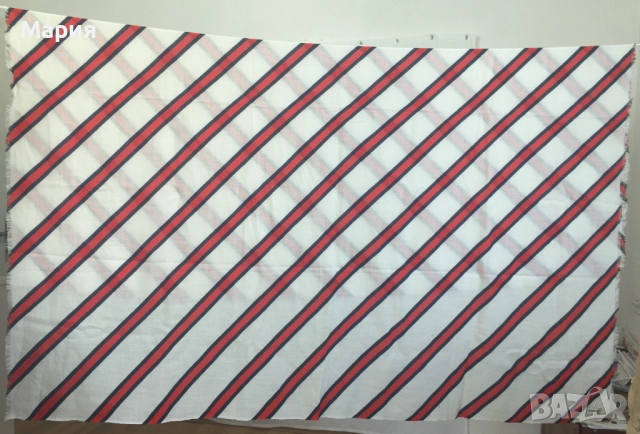 100% Kaшмир Марков Дамски Шал by Malene Birger Милене Биргер Голям Широк Бял Червен Рае, снимка 12 - Шалове - 51869124