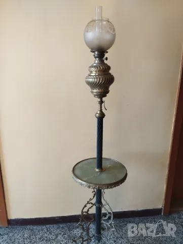 Паркетна газова лампа арт деко, снимка 2 - Други ценни предмети - 48489706