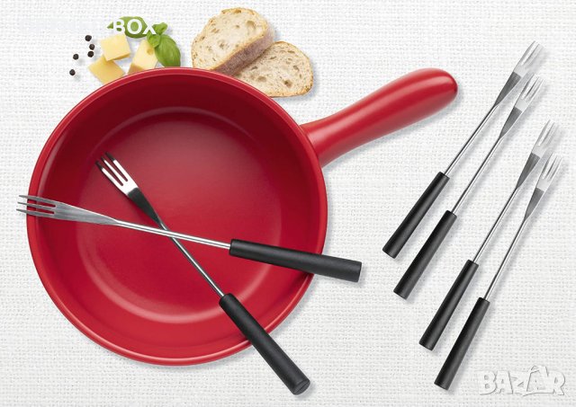 MÄSER 931893 Комплект за фондю за 6 души, Пълен комплект от 11 части за фондю в швейцарски стил, снимка 2 - Съдове за готвене - 40124593