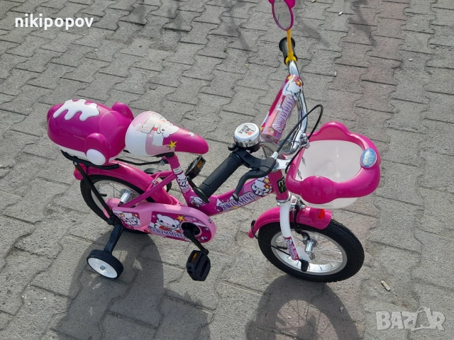 MONI Велосипед 12" 1282 розов, снимка 7 - Велосипеди - 53759040