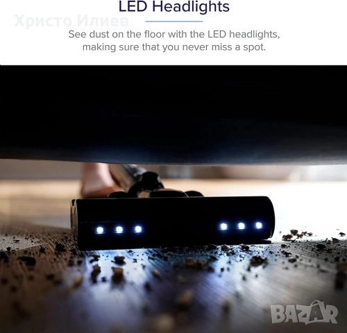 Вертикална прахосмукачка Levoit VortexIQ 40 Flex Безжична, снимка 6 - Прахосмукачки - 52195918