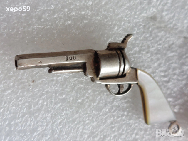 Миниатюрни сребърни пистолети-сребро 900/цена за трите 500 еу., снимка 6 - Антикварни и старинни предмети - 53012458