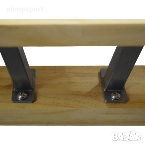 Гимнастическа пейка MAX, Дървена, 400х25х30 см /500623/ 26, снимка 2 - Спортна екипировка - 53224955