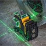Лазерен 3D Д Нивелир Четири Точков 12 линий самонивелиращ се зелен лазер KraftWorld , снимка 2