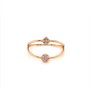 Златен дамски пръстен 1,51гр. размер:56 14кр. проба:585 модел:20026-2, снимка 1 - Пръстени - 42528414